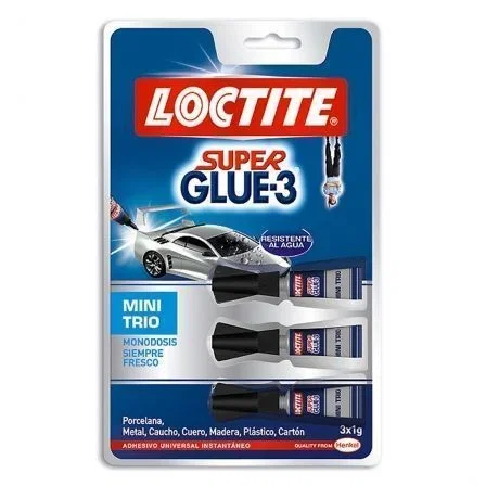 Loctite Super Glue 3 Mini Trio 3 x 1 g